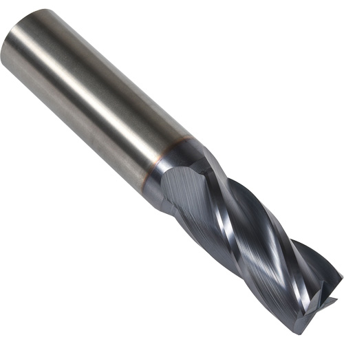 Fraise en bout carr&eacute;e 30° S234, 1/16" dia., 1-1/2" lo, 4 cannelures, 1/8" tige, Carbure Helyx Safety & Industrial Supplies