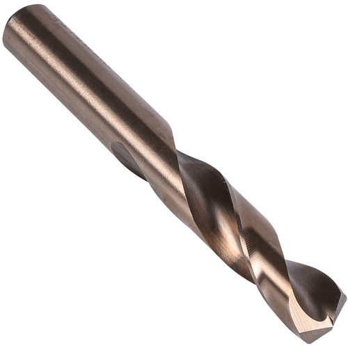 Heavy-Duty Stub Length Drill Bit, 33/64", High Speed Cobalt, 2-3/8" Flute, 135° Point Helyx Safety & Industrial Supplies
