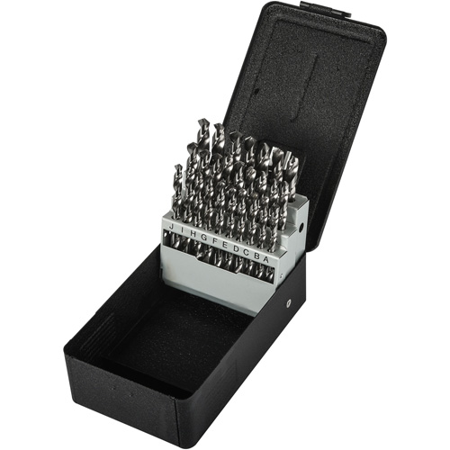 Jeu de forets s&eacute;rie courte combin&eacute;s robustes, 26 morceaux, Acier rapide Helyx Safety & Industrial Supplies