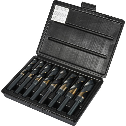 Reduced Shank Silver & Deming Drill Bit Set, 8 Pieces, High Speed Cobalt Helyx Safety & Industrial Supplies