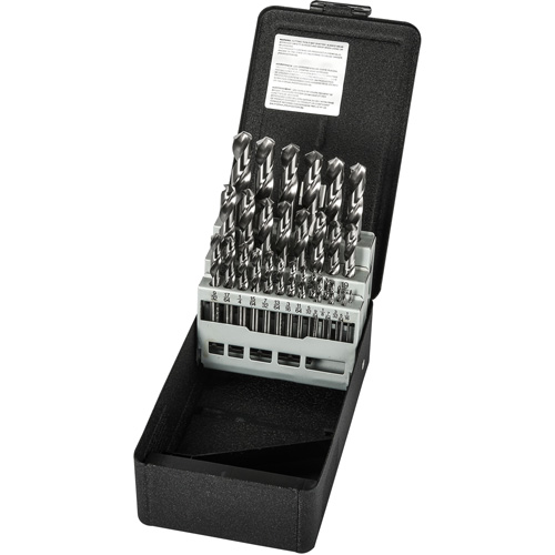Stub Length Drill Bit Set, 29 Pieces, High Speed Steel Helyx Safety & Industrial Supplies