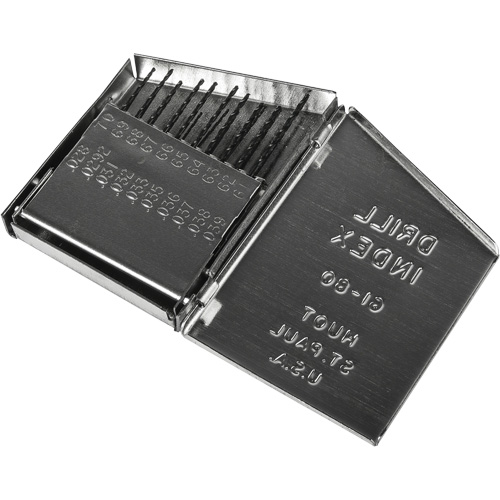 Jobber Length Drill Bit Set, 20 Pieces, High Speed Steel Helyx Safety & Industrial Supplies