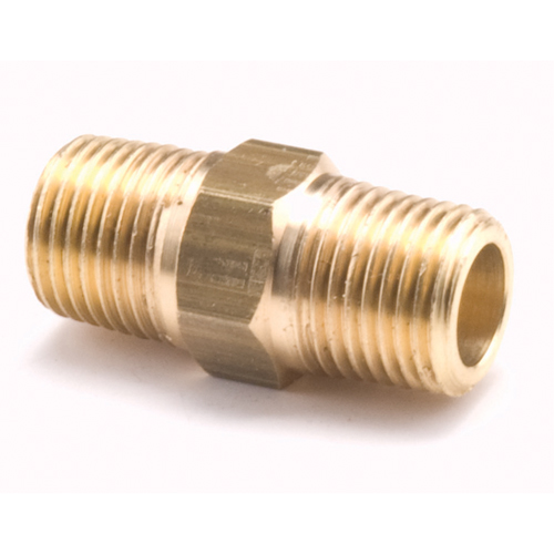 Mamelons de tuyau hexagonal, Laiton, 1/4", Standard Helyx Safety & Industrial Supplies