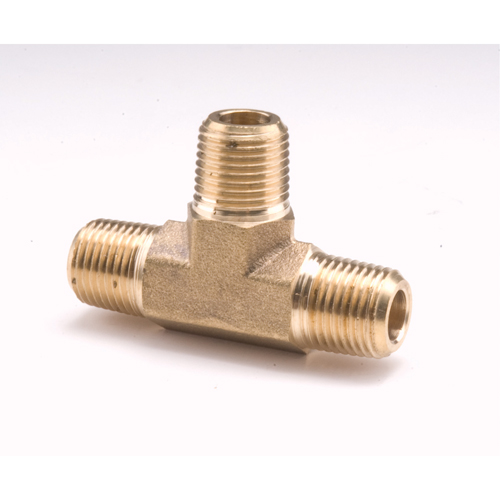 Male Pipe Tees, Brass, 1/8" Helyx Safety & Industrial Supplies