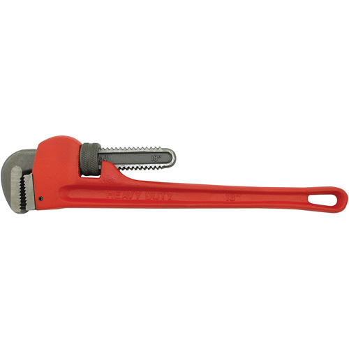 Pipe Wrench, 2-1/2" Jaw Capacity, 18" Long, Powder Coated Finish, None Handle Helyx Safety & Industrial Supplies