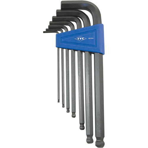 Ball Nose Hex Key Set, 7 Pcs., Metric Helyx Safety & Industrial Supplies