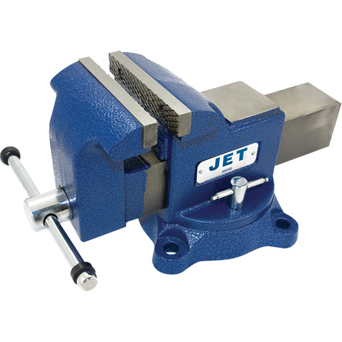 JSV-6HD &eacute;tau robuste avec base pivotante de 6", Largeur des m&acirc;choires 4", Profondeur de la gorge 4" Helyx Safety & Industrial Supplies
