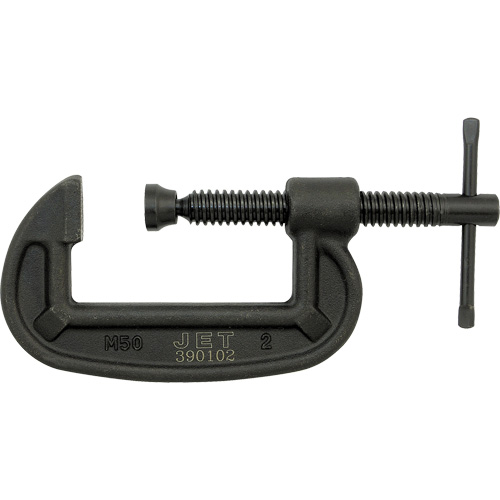 Serre-joint en C robuste, Capacit&eacute; de 2" (50,8 mm), Profondeur de gorge de 1" (25,4 mm) Helyx Safety & Industrial Supplies