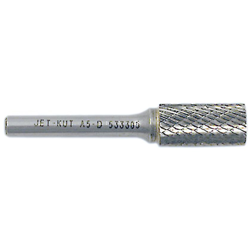 Fraise Cylindrique JET-KUT, 1/2" dia., 1/4" Tige, 1" Prof. de la coupe Helyx Safety & Industrial Supplies