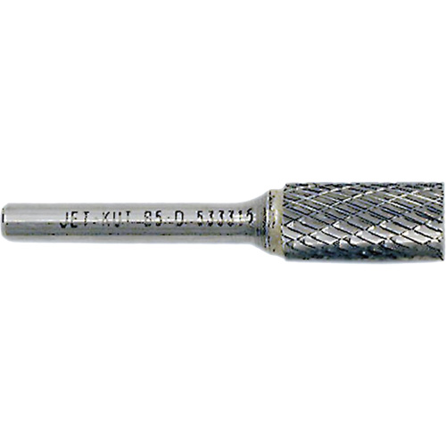 End-Cut Cylindrical Burr, 5/8" Dia., 1/4" Shank, 1" Depth of Cut Helyx Safety & Industrial Supplies