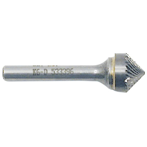 Cone Point Burr, 1/2" Dia., 1/4" Shank, 1/4" Depth of Cut Helyx Safety & Industrial Supplies
