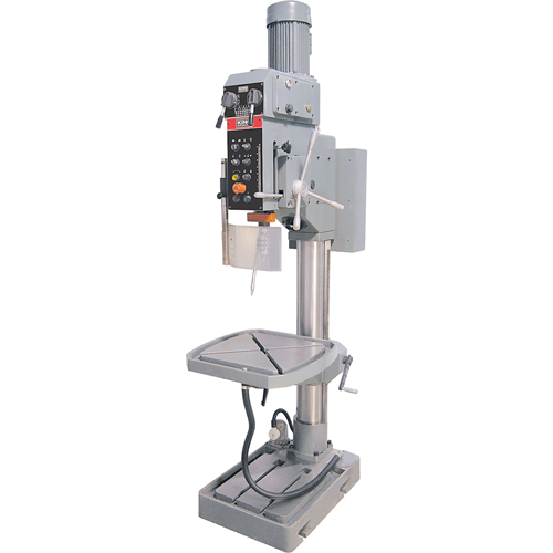 Variable Speed Gearhead Drill Presses, 5/8" Chuck, 2 Speed(s), 22" W x 22" L, #4 Morse Helyx Safety & Industrial Supplies