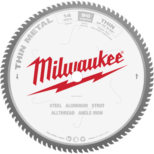 Endurance&reg; Circular Saw Blade, 14", 90 Teeth, Metal Use Helyx Safety & Industrial Supplies