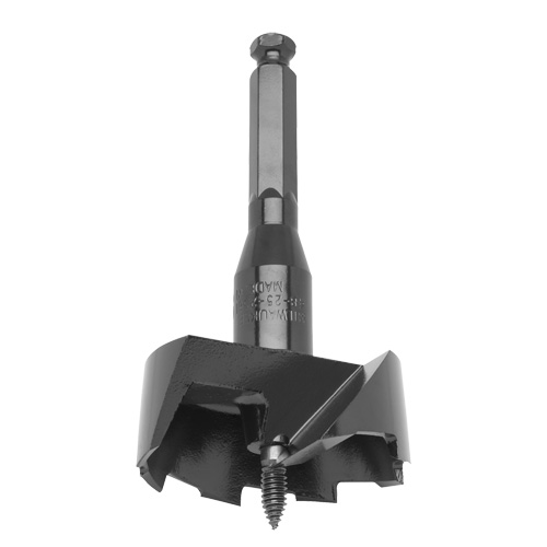 Standard Self-Feed Drill Bit, 2-9/16", 3-5/8" Length, 7/16" Hex Shank Helyx Safety & Industrial Supplies