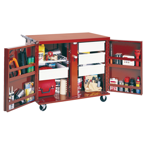 &eacute;tabli roulant, 49-7/8" la x 40-5/8" h x 26-7/8" p, Capacit&eacute; de 24,6 pi³ Helyx Safety & Industrial Supplies