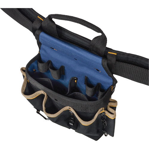 20 Pocket Tool Belt Combo, Polyester, Black Helyx Safety & Industrial Supplies