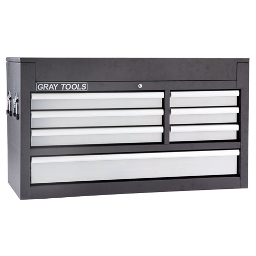 Top Chest - 7 Drawers, 41-1/2" W, 7 Drawers, Black Helyx Safety & Industrial Supplies