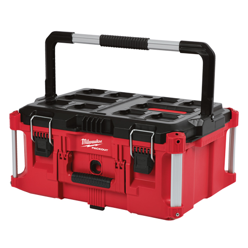 Packout Large Tool box, 22" x 16" x 11", Black/Red Helyx Safety & Industrial Supplies