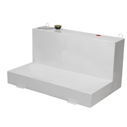 R&eacute;servoir de transfert pour carburant en acier, Acier, Capacit&eacute; 100 gal., Blanc Helyx Safety & Industrial Supplies