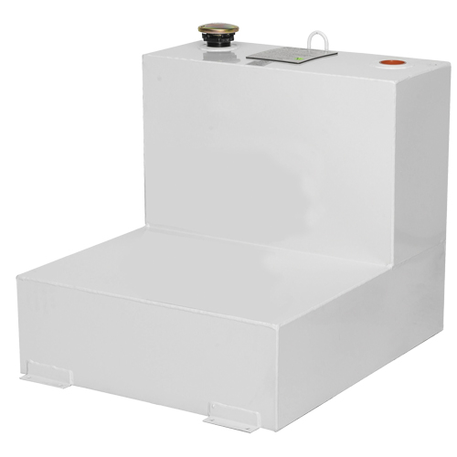 Steel Fuel Transfer Tank, Steel, 48 gal. Capacity, White Helyx Safety & Industrial Supplies