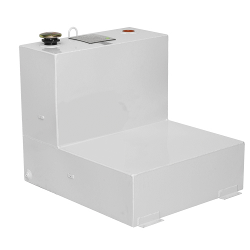 Steel Fuel Transfer Tank, Steel, 48 gal. Capacity, White Helyx Safety & Industrial Supplies