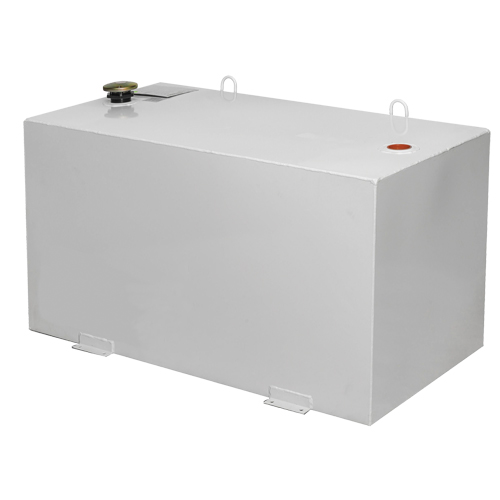R&eacute;servoir de transfert pour carburant en acier, Acier, Capacit&eacute; 100 gal., Blanc Helyx Safety & Industrial Supplies