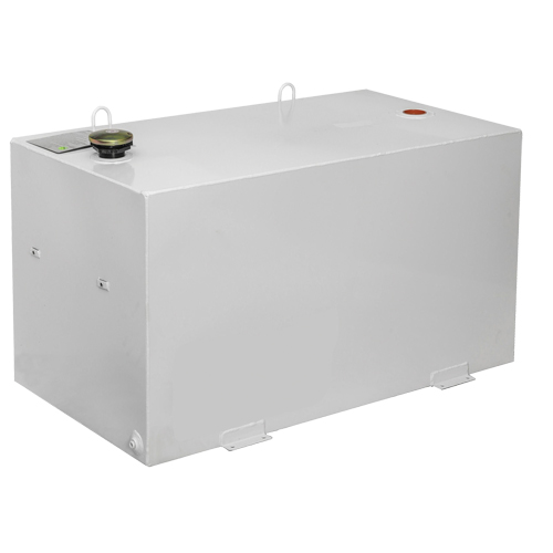 R&eacute;servoir de transfert pour carburant en acier, Acier, Capacit&eacute; 100 gal., Blanc Helyx Safety & Industrial Supplies