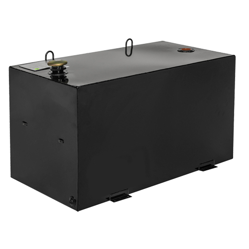 R&eacute;servoir de transfert pour carburant en acier, Acier, Capacit&eacute; 100 gal., Noir Helyx Safety & Industrial Supplies