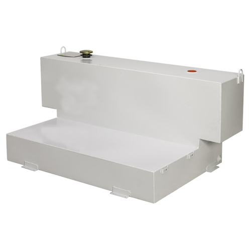 Steel Fuel Transfer Tank, Steel, 100 Gal. Capacity, White Helyx Safety & Industrial Supplies