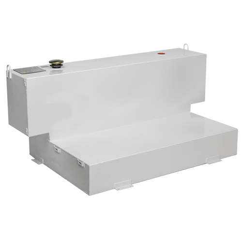 Steel Fuel Transfer Tank, Steel, 100 Gal. Capacity, White Helyx Safety & Industrial Supplies