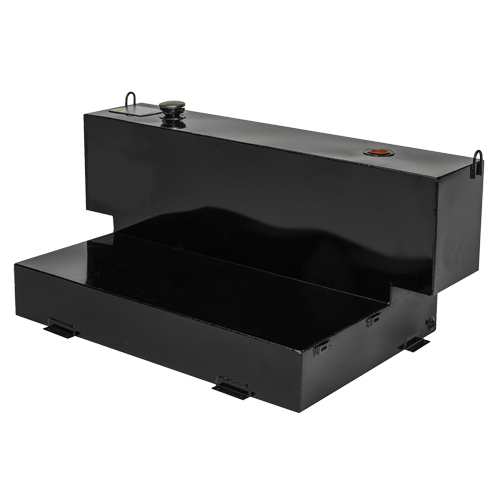 R&eacute;servoir de transfert pour carburant en acier, Acier, Capacit&eacute; 100 gal., Noir Helyx Safety & Industrial Supplies
