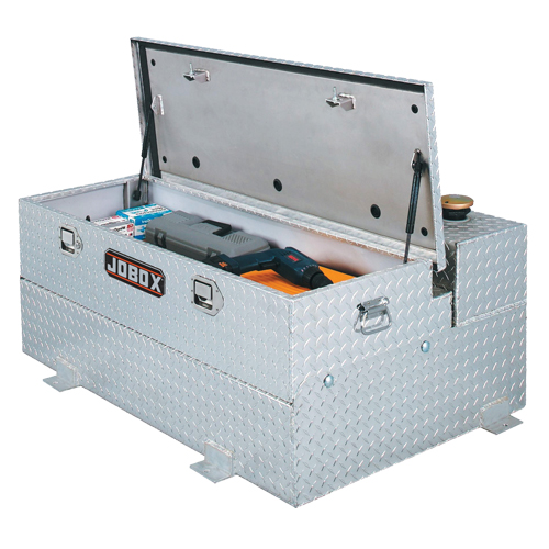 Aluminum Fuel Transfer Tank & Chest, Aluminum, 74 gal. Capacity, Silver Helyx Safety & Industrial Supplies