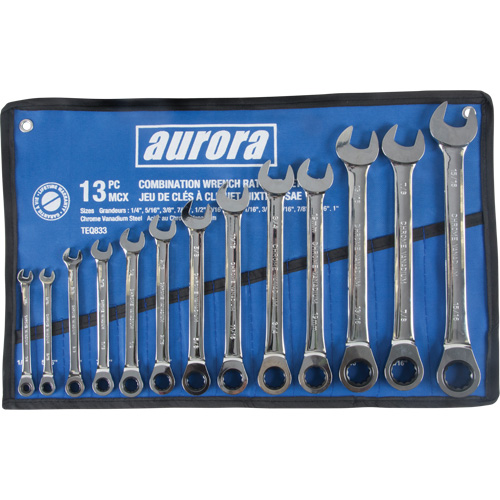 Fixed Head Wrench Set, 13 Pieces, Imperial Helyx Safety & Industrial Supplies
