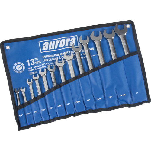 Fixed Head Wrench Set, 13 Pieces, Imperial Helyx Safety & Industrial Supplies