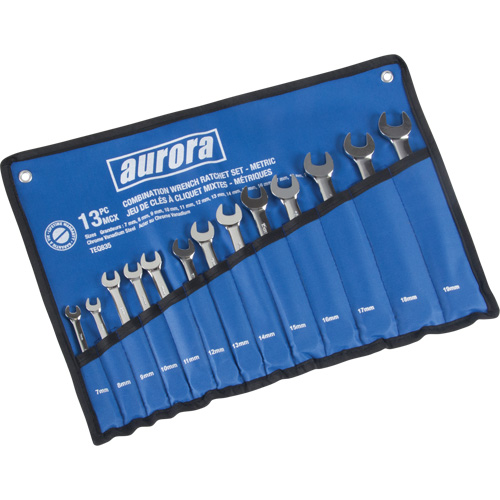 Fixed Head Wrench Set, Combination, 13 Pieces, Metric Helyx Safety & Industrial Supplies