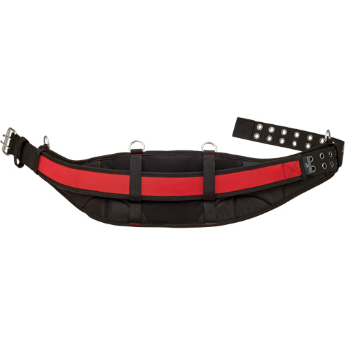 Padded Work Belt, Nylon, Black/Red Helyx Safety & Industrial Supplies