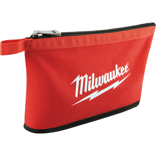 Coloured Zippered Pouches - Set of 3, Canvas, 3 Pockets, Black/Red Helyx Safety & Industrial Supplies