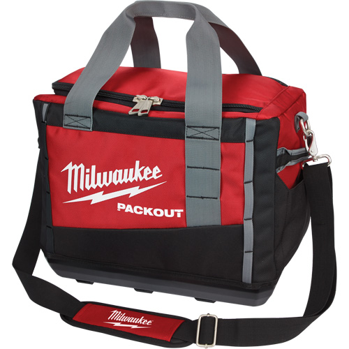 Packout Tool Bag, Ballistic Nylon, 2 Pockets, Black/Red Helyx Safety & Industrial Supplies