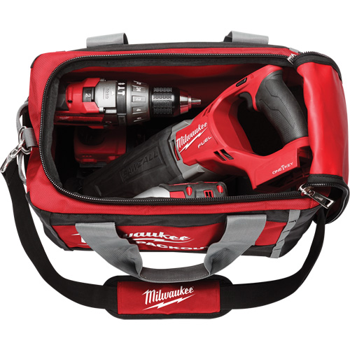 Packout Tool Bag, Ballistic Nylon, 2 Pockets, Black/Red Helyx Safety & Industrial Supplies