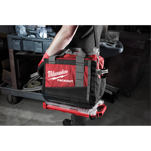 Packout Compact Low-Profile Organizer, 16-2/5" x 9-3/4" x 2-1/2", Black/Red Helyx Safety & Industrial Supplies