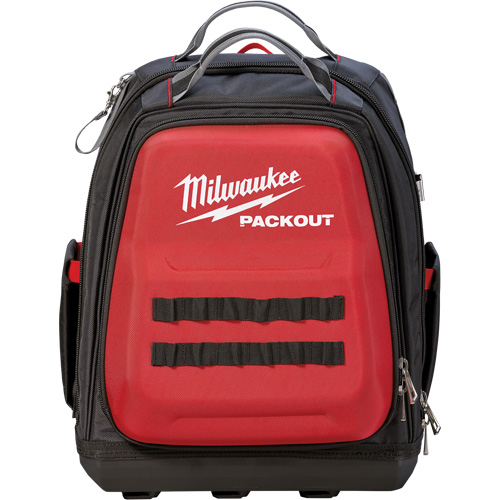 Packout Backpack, 15-3/4" L x 11-4/5" W, Black/Red, Ballistic Helyx Safety & Industrial Supplies