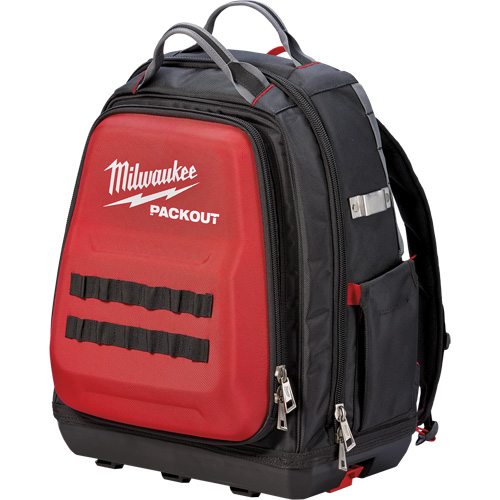 Packout Backpack, 15-3/4" L x 11-4/5" W, Black/Red, Ballistic Helyx Safety & Industrial Supplies
