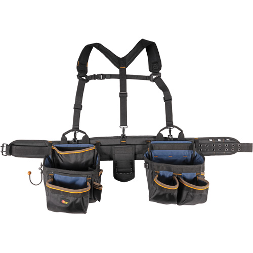 Ceinture &agrave; outils de luxe, Polyester, Noir Helyx Safety & Industrial Supplies