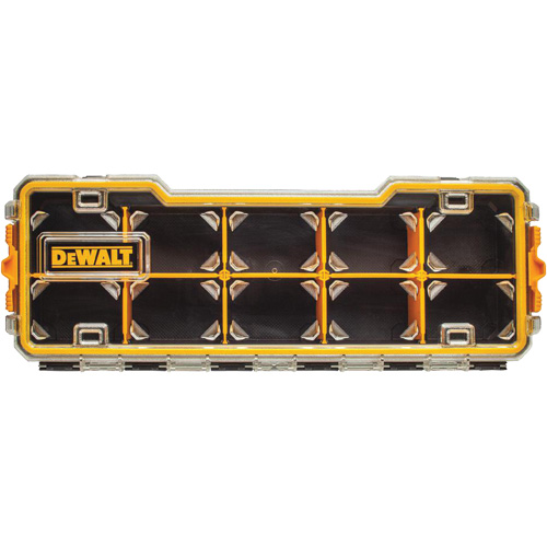 Organisateur avec compartiments PRO, 6-5/8" la x 17-5/8" p x 2-7/8" h, Noir/Jaune Helyx Safety & Industrial Supplies