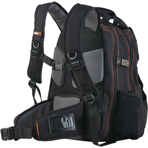 Arsenal&reg; 5843 Tool Backpack, 13-1/2" L x 8-1/2" W, Black, Polyester Helyx Safety & Industrial Supplies
