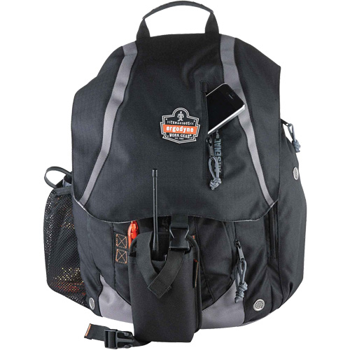 Arsenal&reg; 5143 Tool Backpack, 15" L x 8" W, Black, Polyester Helyx Safety & Industrial Supplies