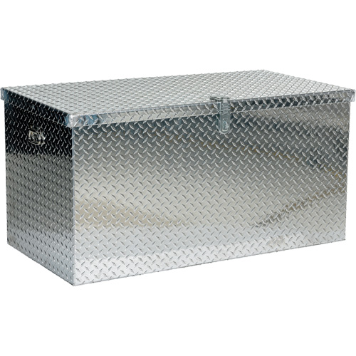Boîte &agrave; outils portative en t&ocirc;le larm&eacute;e d'aluminium, 25-1/16" P x 49-1/4" la x 24" h, Argent Helyx Safety & Industrial Supplies