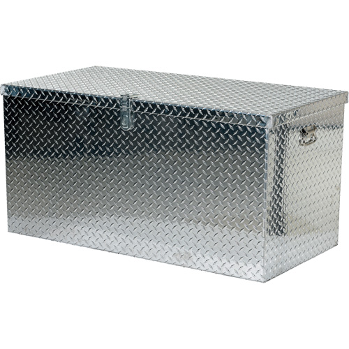 Boîte &agrave; outils portative en t&ocirc;le larm&eacute;e d'aluminium, 25-1/16" P x 49-1/4" la x 24" h, Argent Helyx Safety & Industrial Supplies