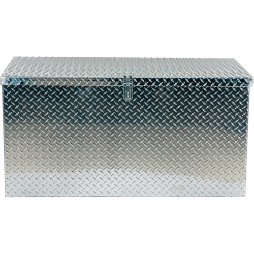 Boîte &agrave; outils portative en t&ocirc;le larm&eacute;e d'aluminium, 25-1/16" P x 49-1/4" la x 24" h, Argent Helyx Safety & Industrial Supplies