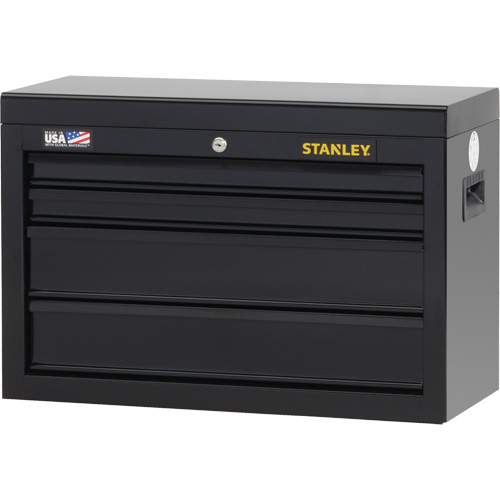 100 Series Tool Chest, 26" W, 4 Drawers, Black Helyx Safety & Industrial Supplies